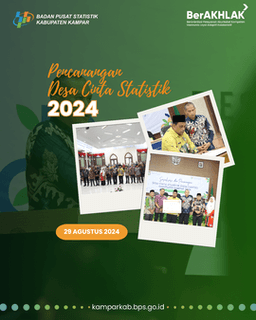 Pencanangan Desa Cantik Kabupaten Kampar 2024, Upaya Meningkatkan Literasi Data Statistik